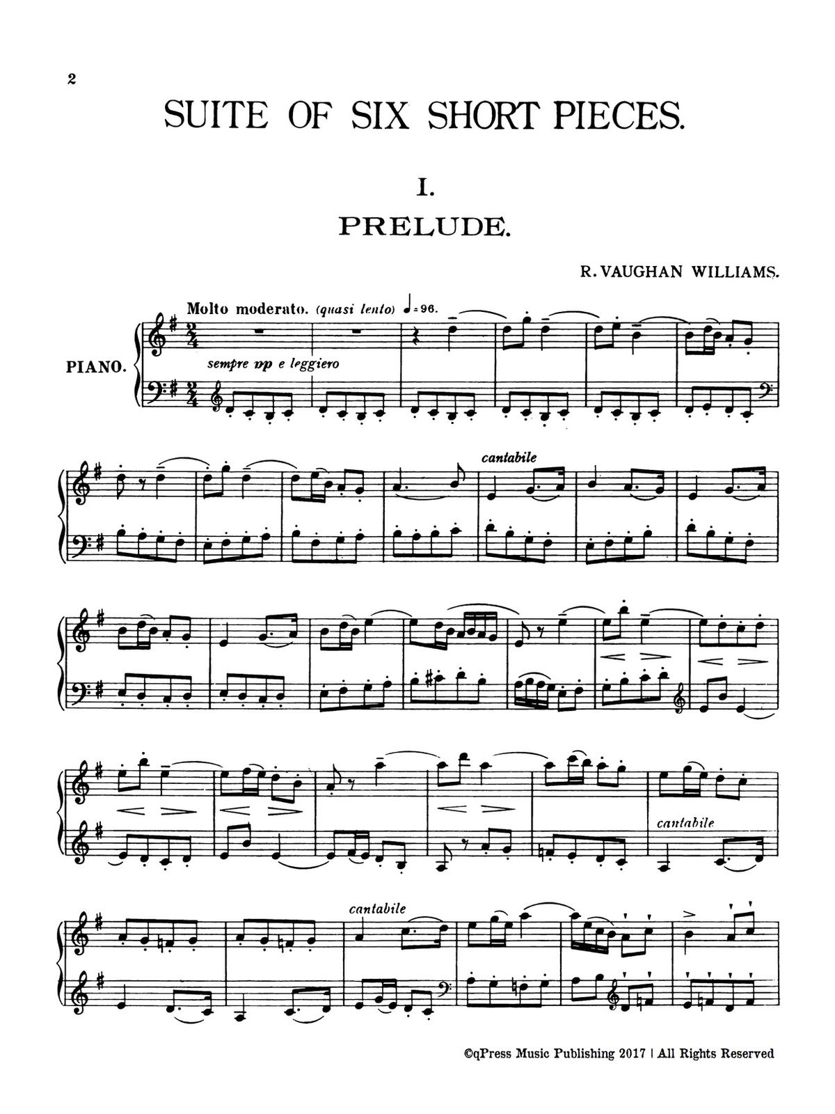 Vaughan Williams, Suite of 6 Short Pieces-p02