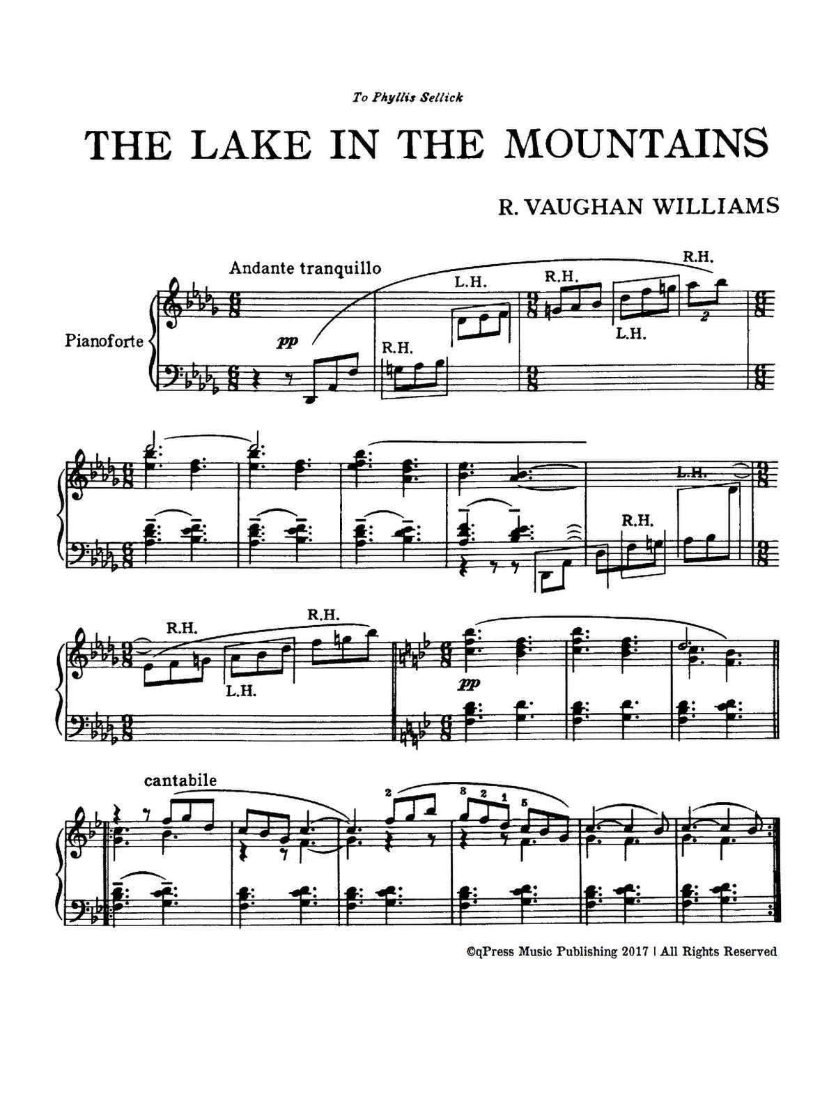 Vaughan Williams, The Lake in the Mountains-p2