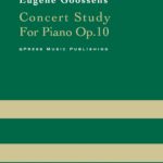 Goosens, Concert Study, Op.10-p01