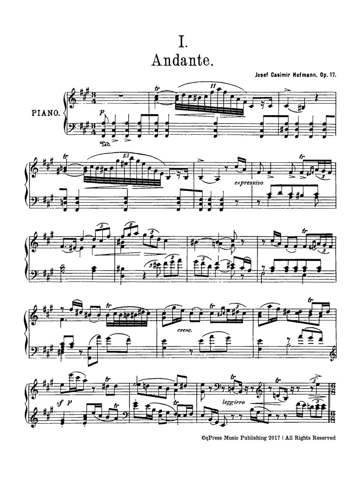 Hofmann, Andante and Presto, Op.17-p02