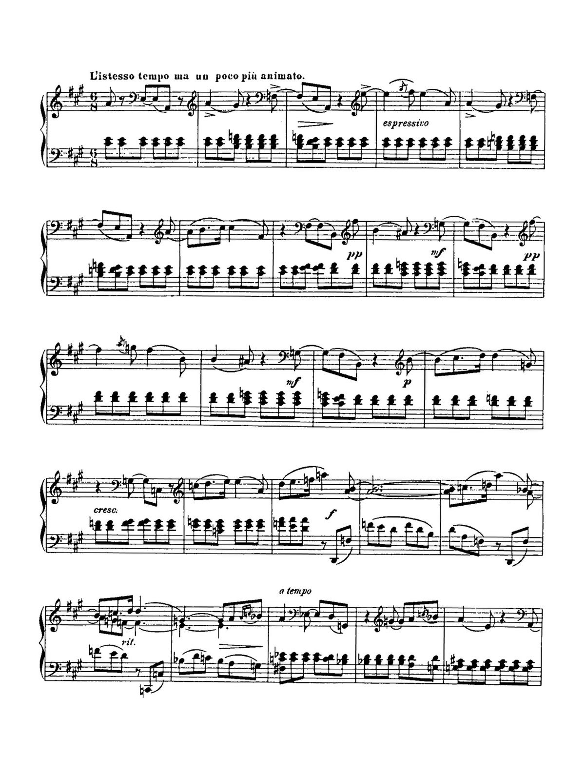 Hofmann, Andante and Presto, Op.17-p03