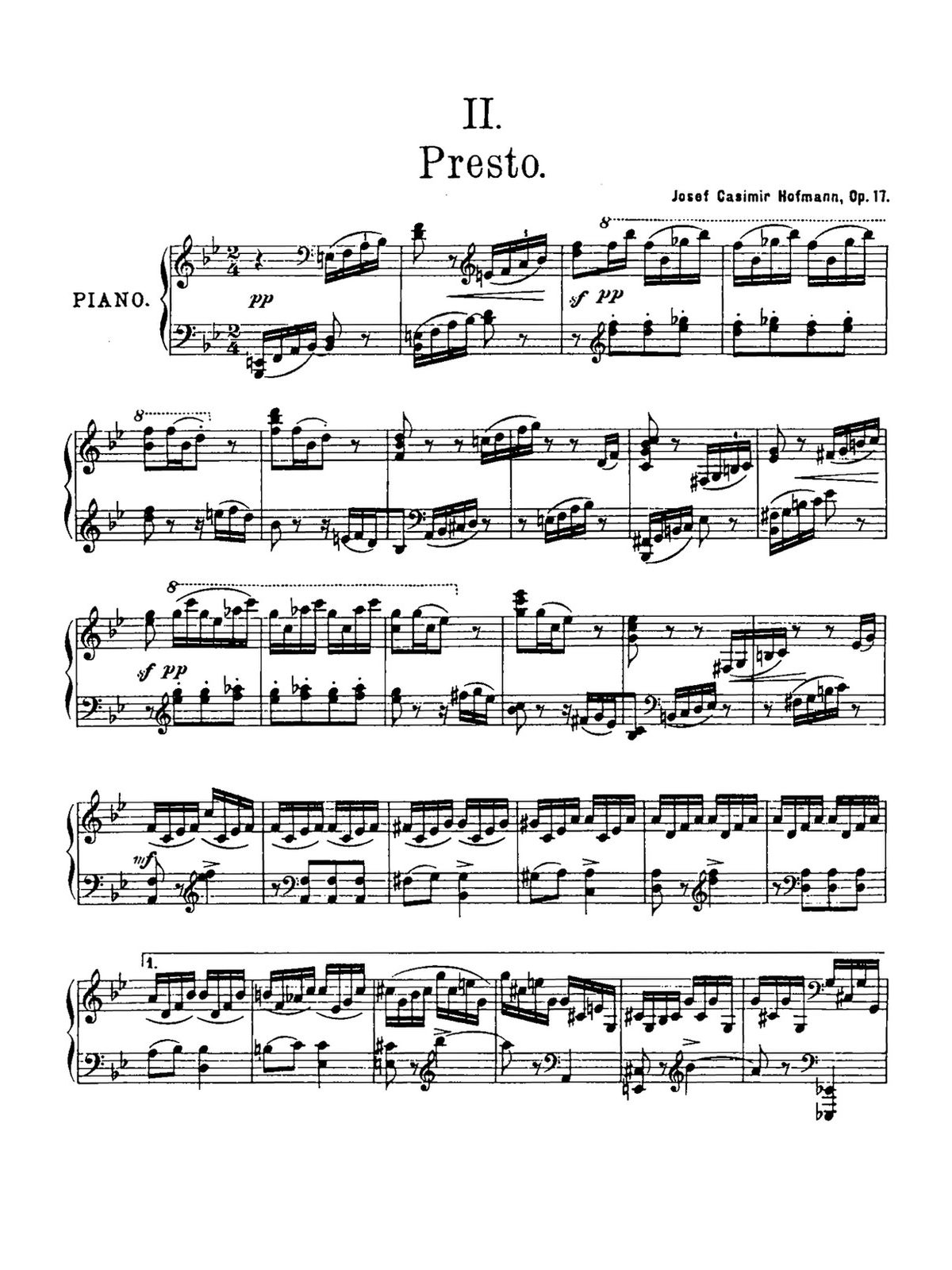 Hofmann, Andante and Presto, Op.17-p06