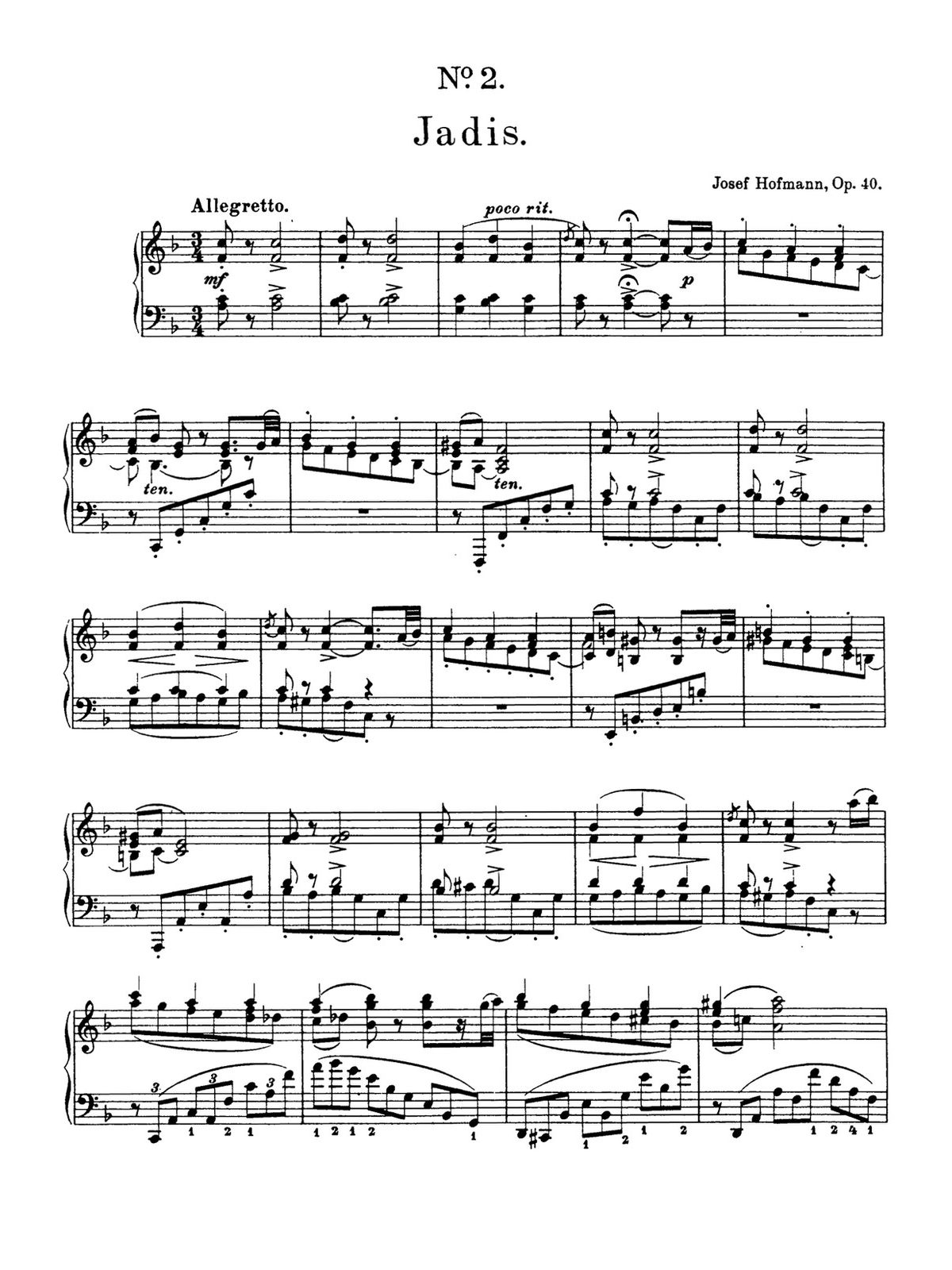 Hofmann, Charakterskizzen, Op.40-p11