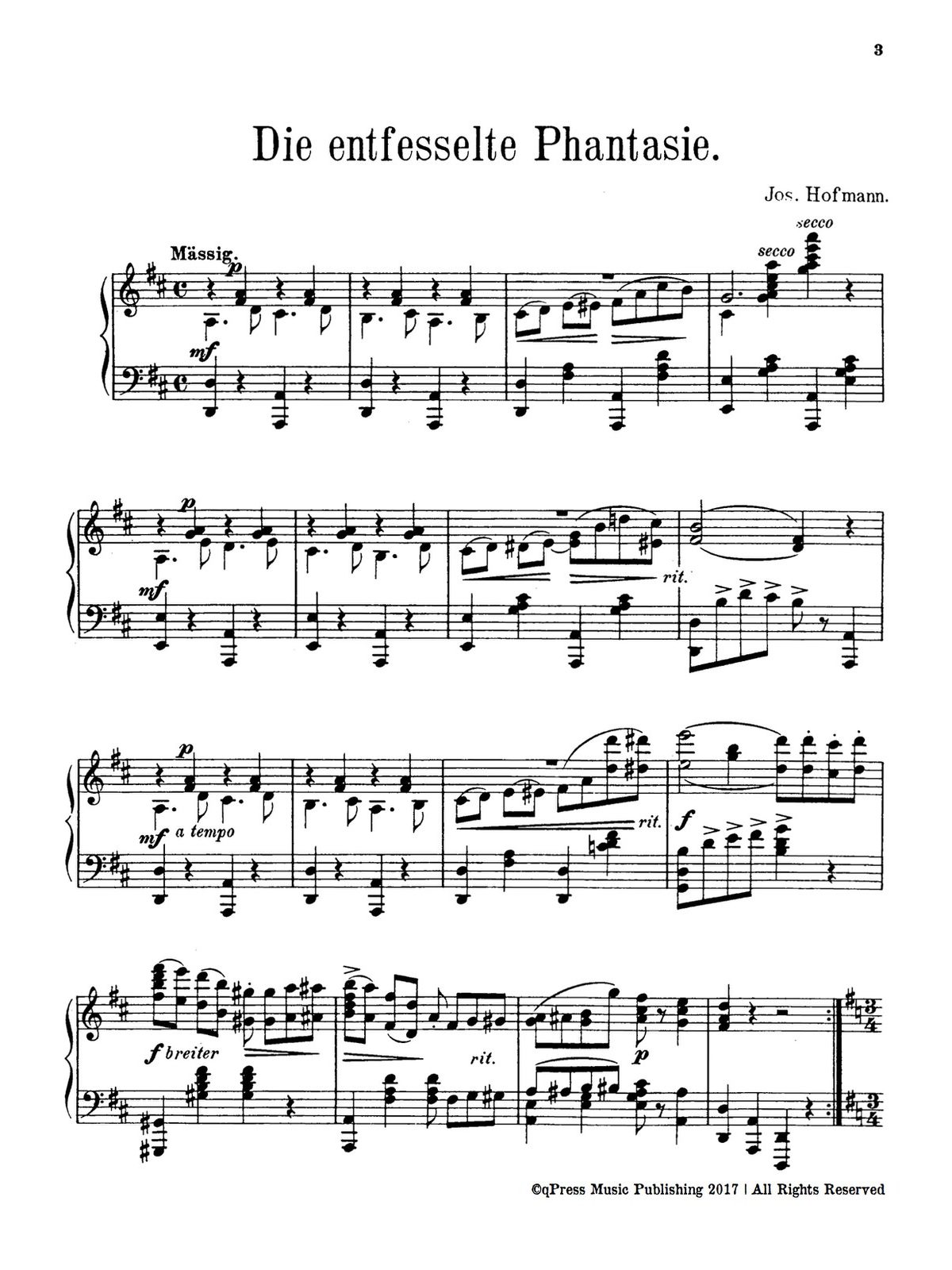 Hofmann, Die Entfesselte Phantasie (arr for piano)-p3