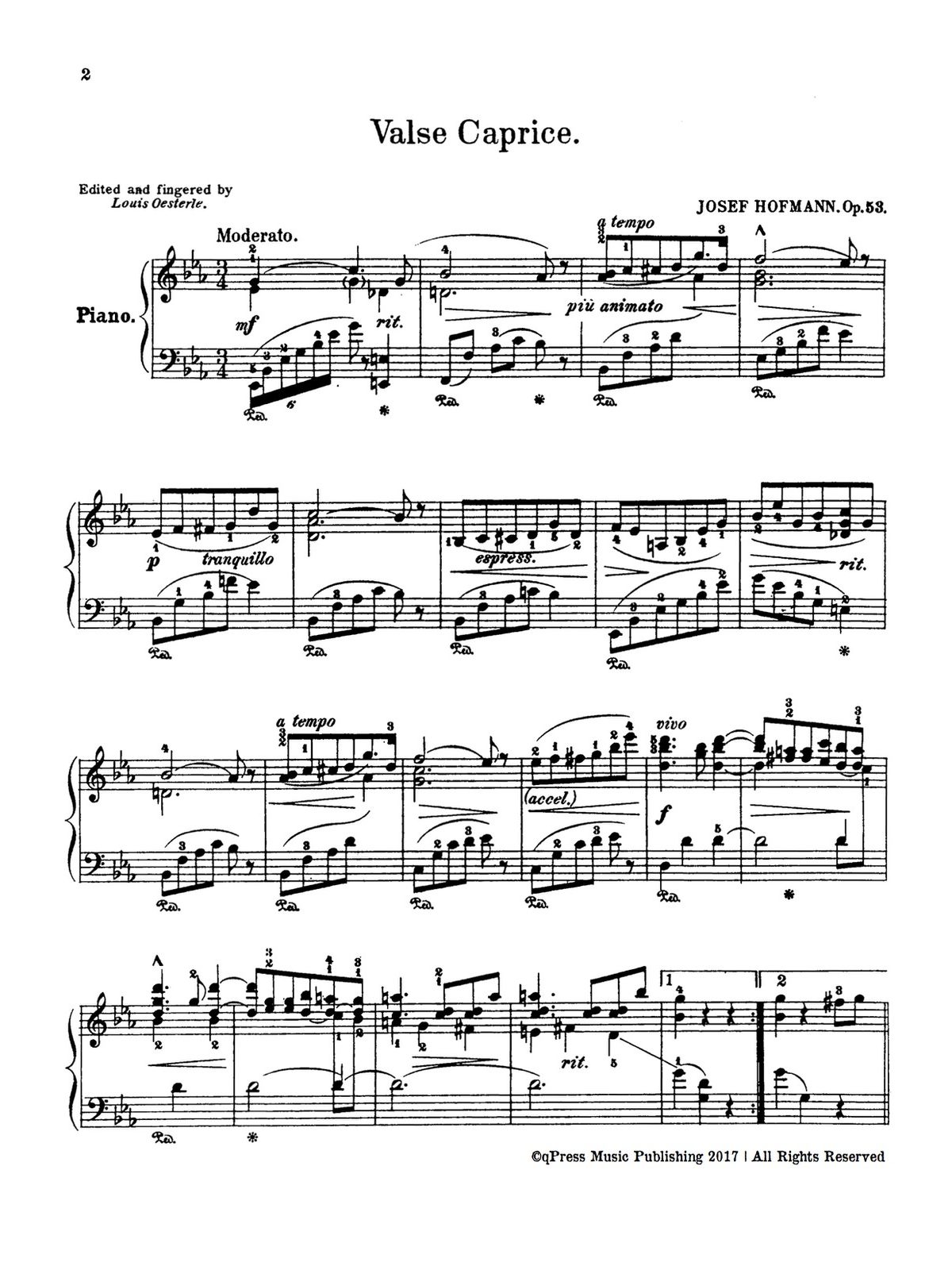 Hofmann, Valse Caprice, Op.53-p2