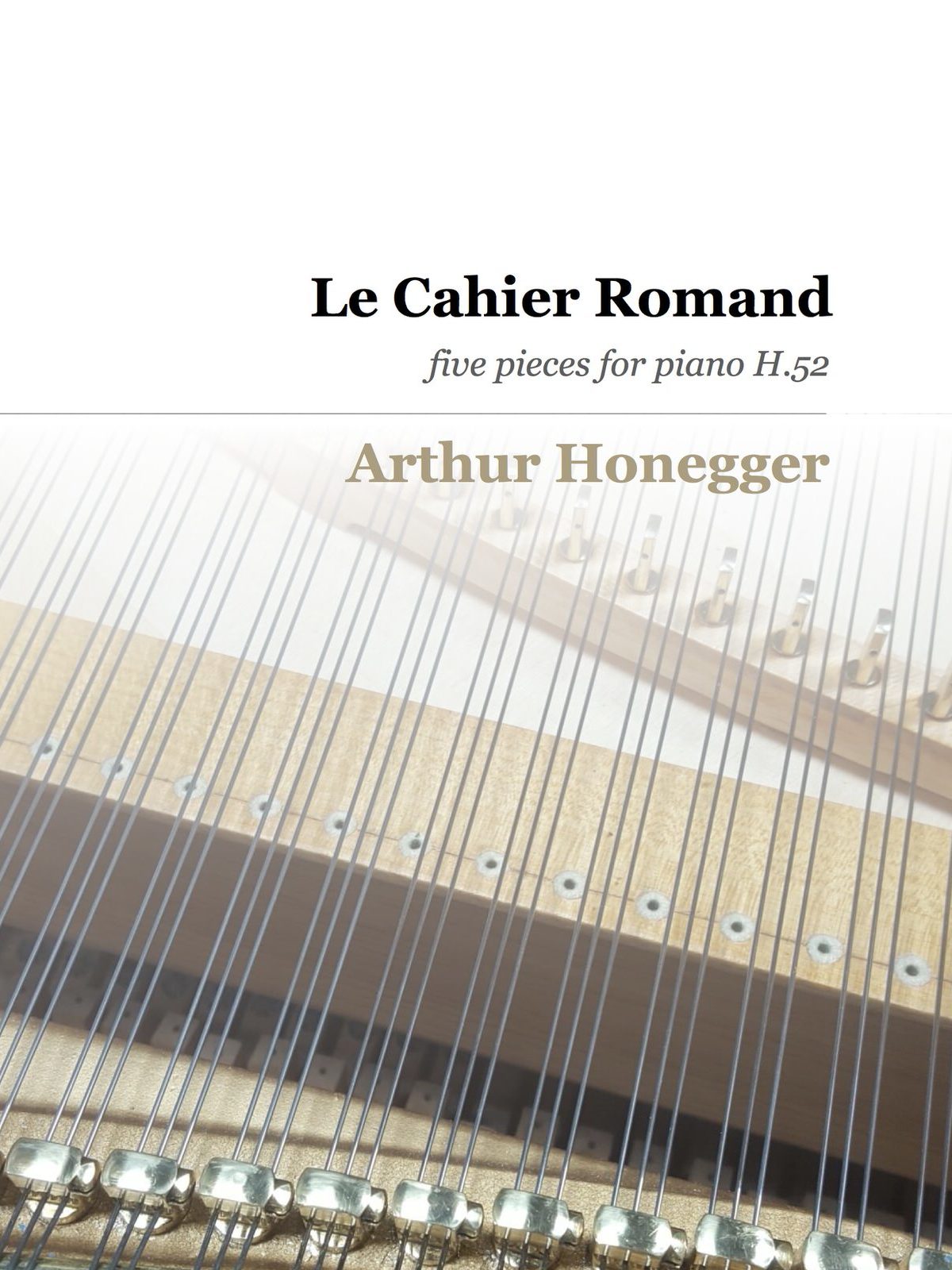 Honegger, Le Cahier Romand, H 52-p1