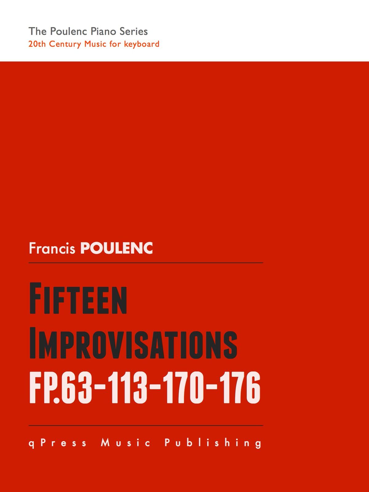 Poulenc, 15 Improvisations for Piano-p01