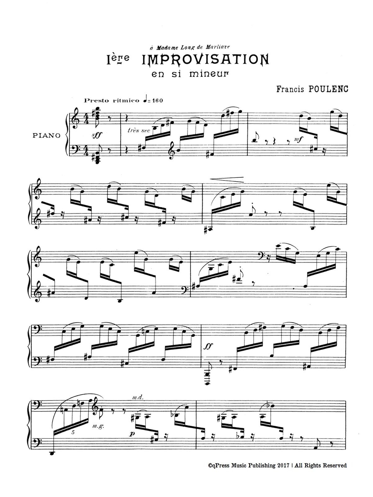 Poulenc, 15 Improvisations for Piano-p03