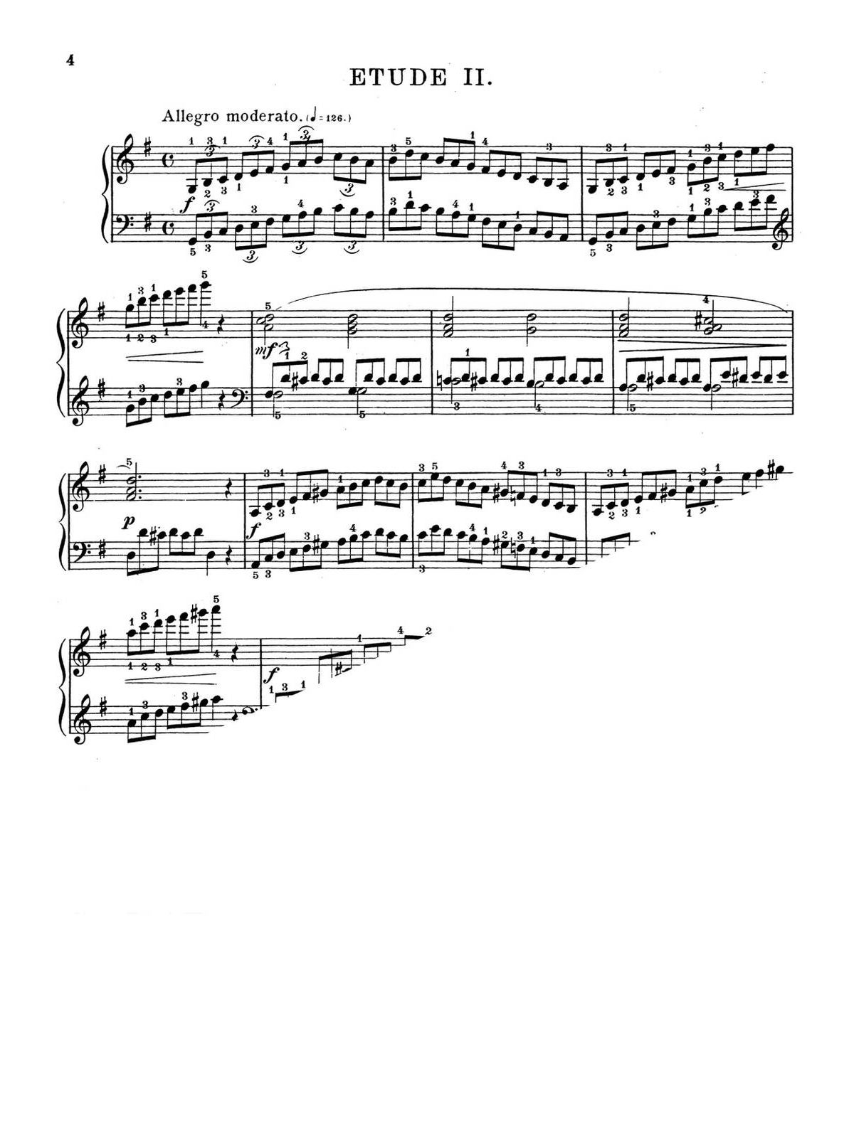 Bertini, 25 Easy Etudes Without Octaves for Piano, Op.100-p04