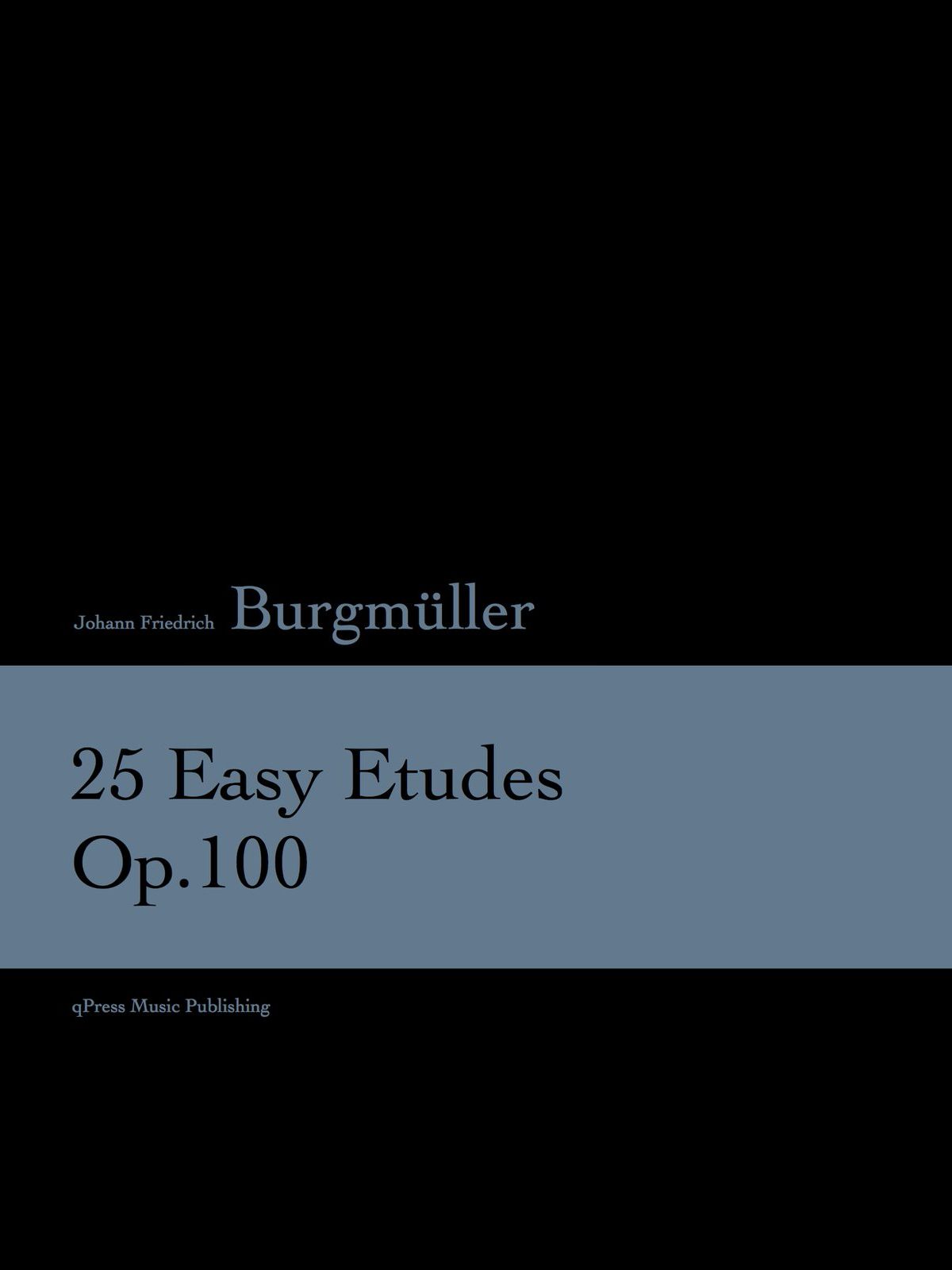 Burgmüller, 25 Easy Etudes-p01