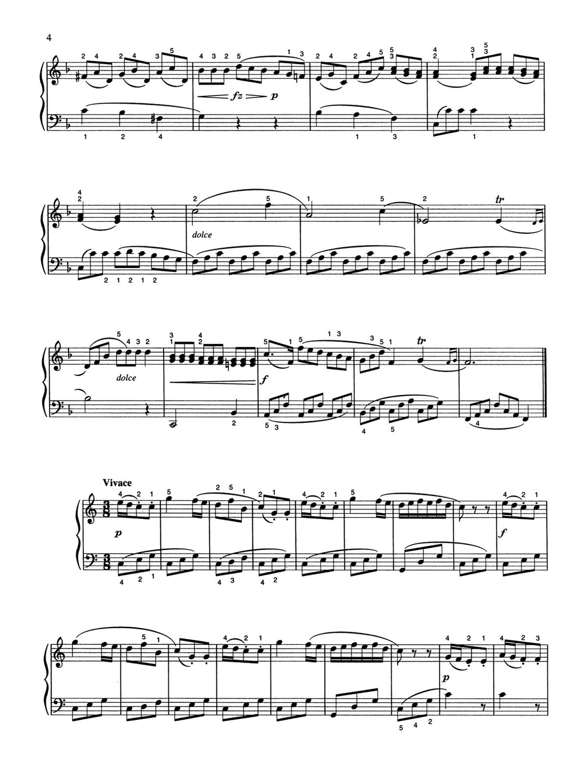 Clementi, 6 Sonatinas, Op.36-p04