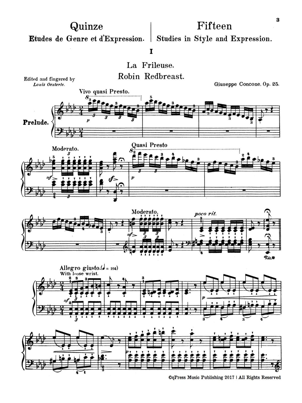 Concone, 15 Studies in Style and Expression, Op.25-p03